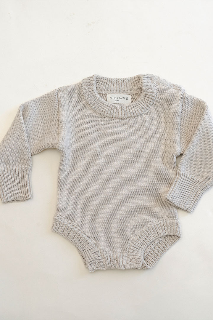 Knit Romper & Bonnet Bundle