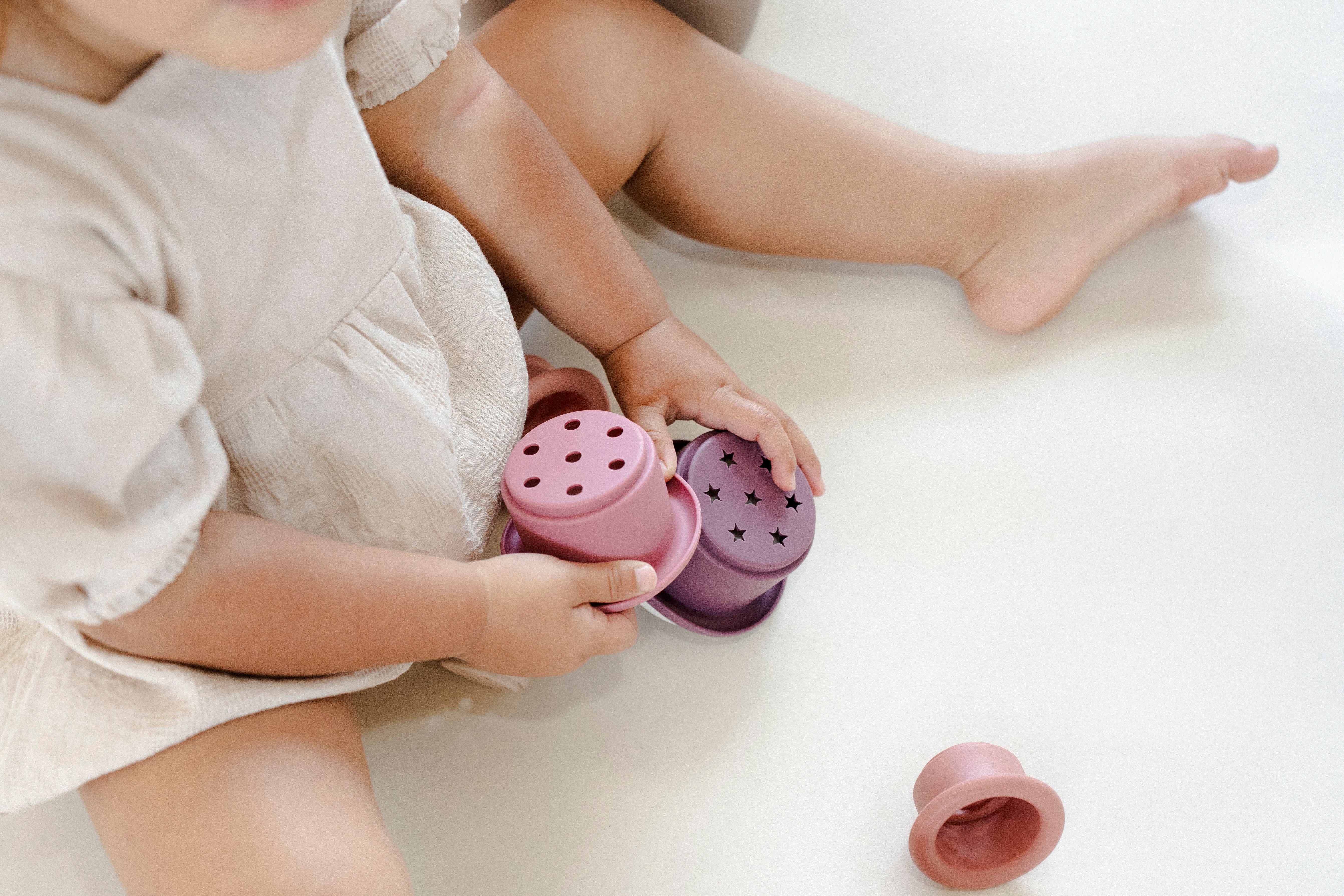 Soft Silicone Stacking Cups