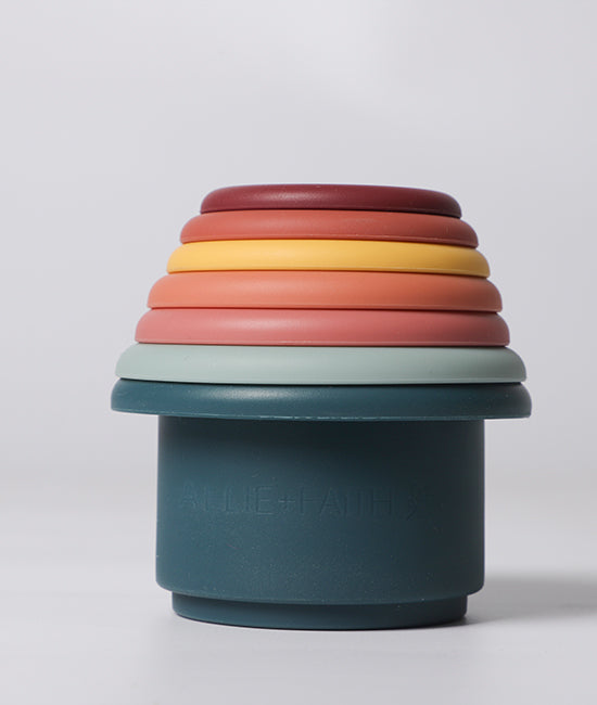 Soft Silicone Stacking Cups