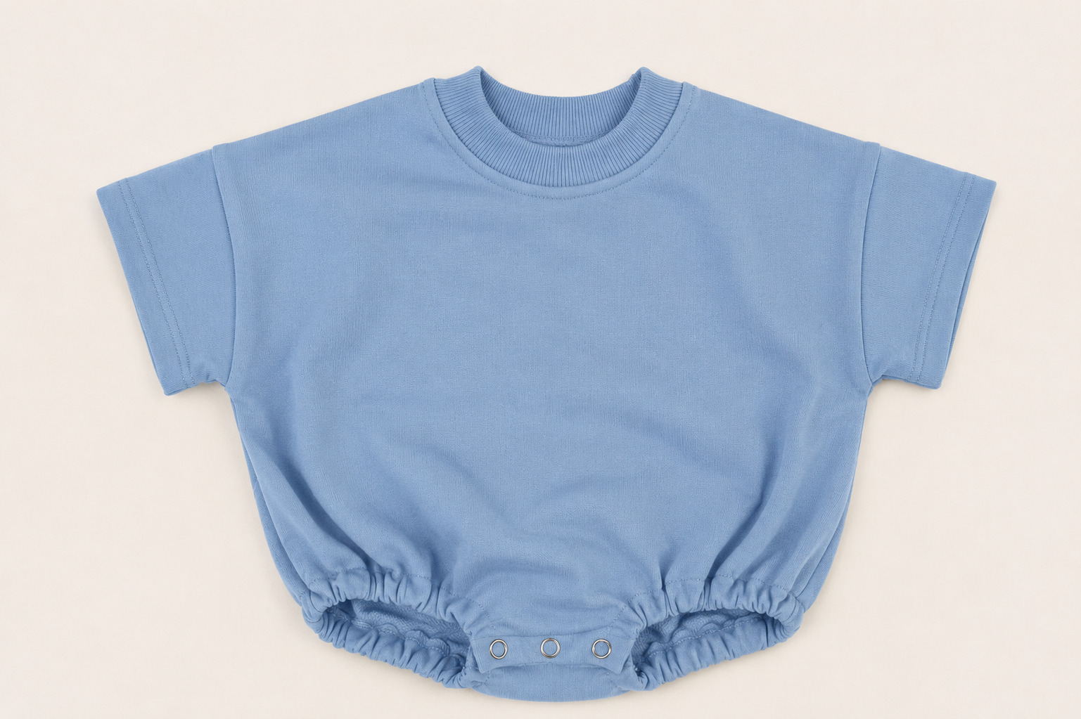 Short Sleeve Personalized Bubble Romper