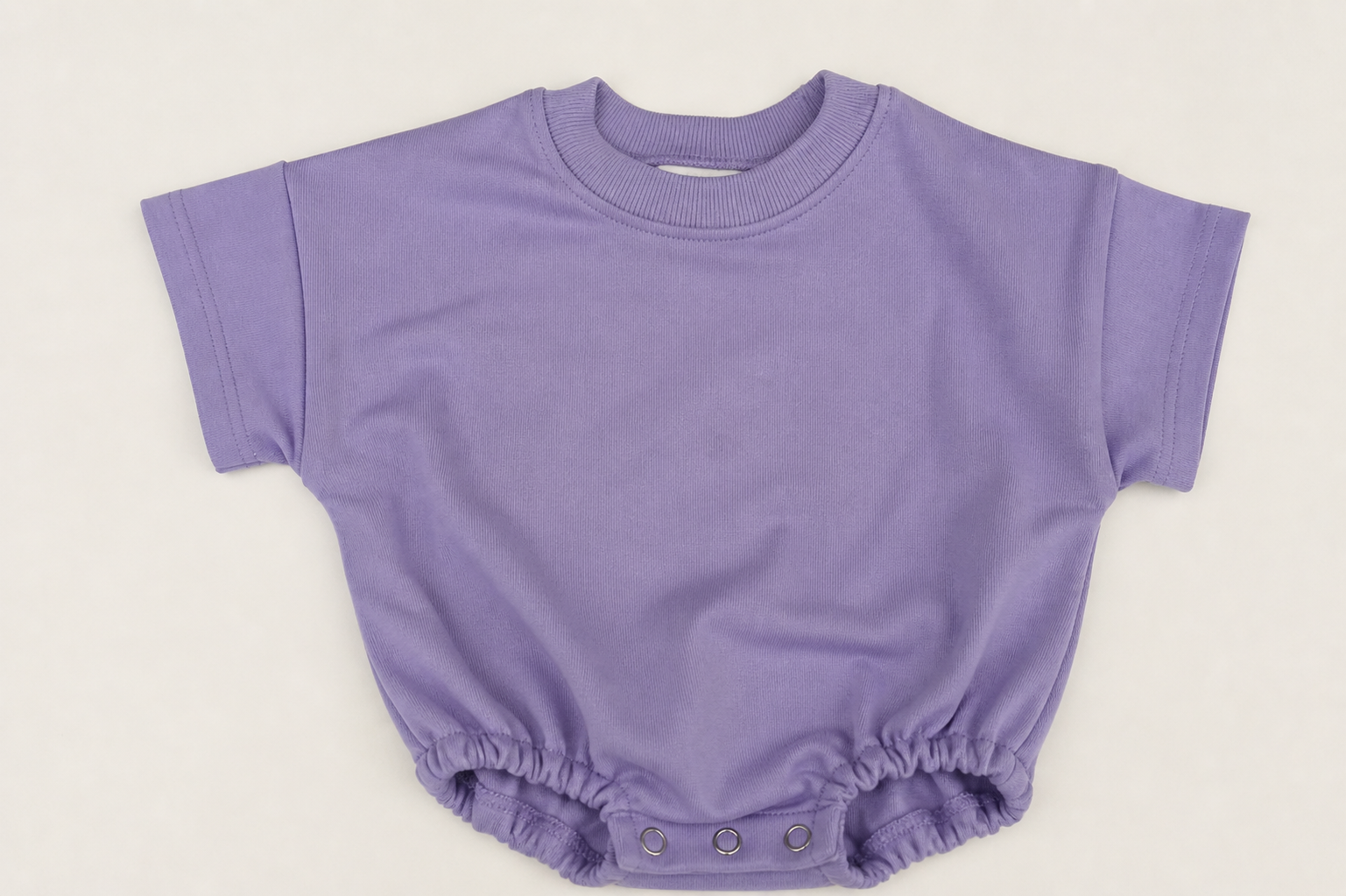 Short Sleeve Personalized Bubble Romper