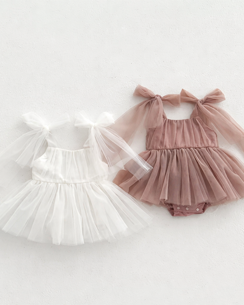 Princess Bow Tulle Dress