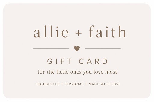 Allie and Faith Gift Card