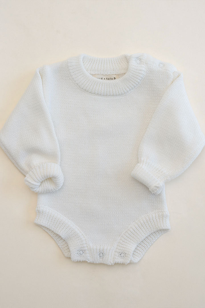 Knit Romper & Beanie Bundle