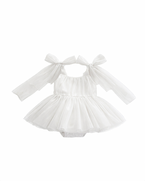 Princess Bow Tulle Dress