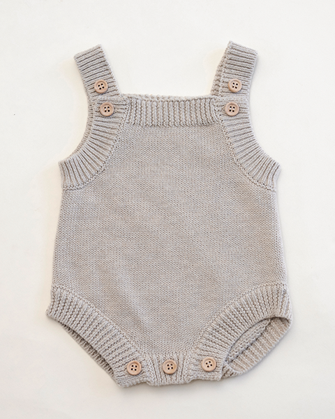 Sleeveless Mini Knit Romper